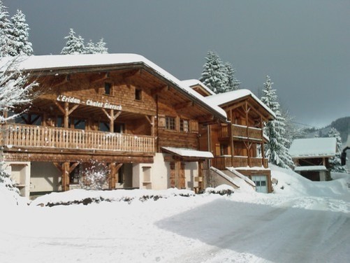 Chalet im Winter